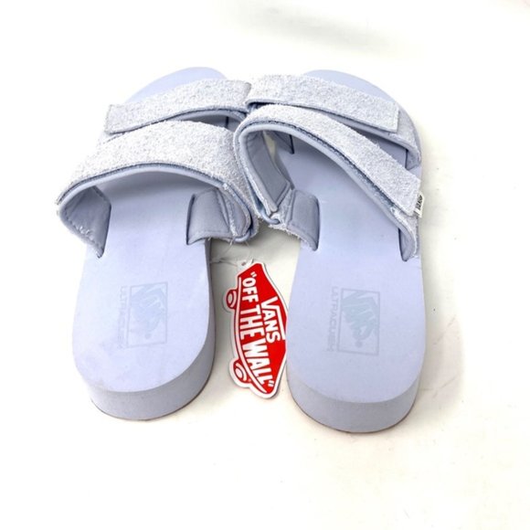 🔥HOT SALE🔥VANS Cayucas Mega Platform Gray Women’s Suede Sandals VN0A4U1XUNY - Picture 6 of 9